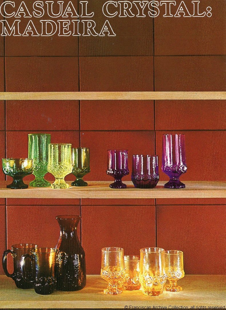 Franciscan Glassware by Tiffin Franciscan Ceramics Archive